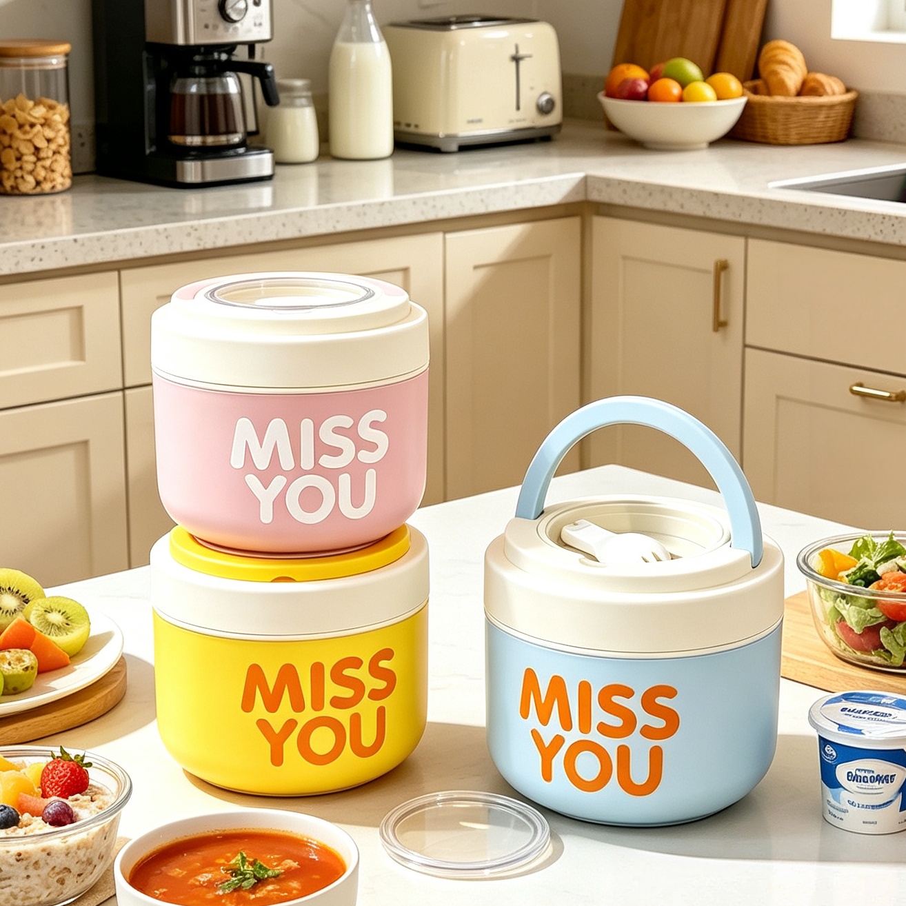Food Storage Heat - Copo Térmico de Aço Inoxidável 304
