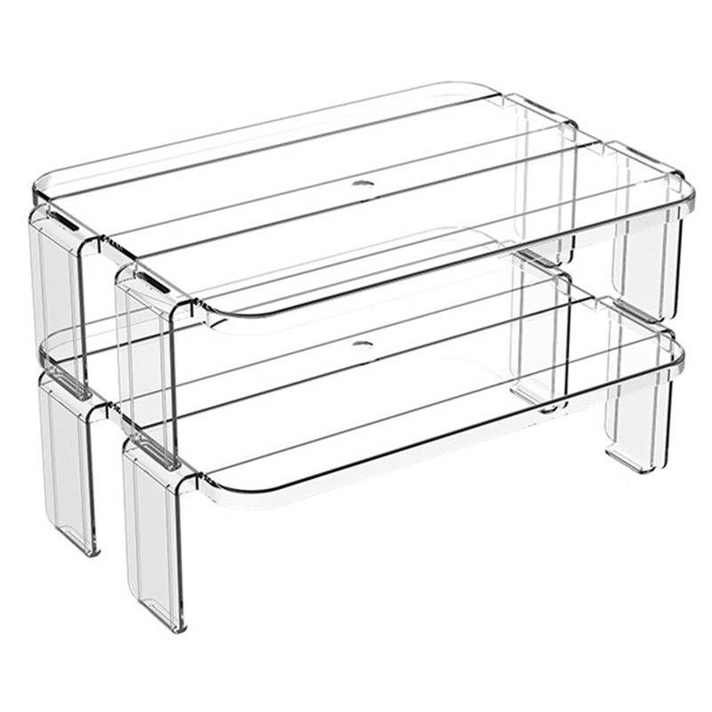 Food Storage Management - Organizadores Transparentes Empilháveis para Geladeira ABKY