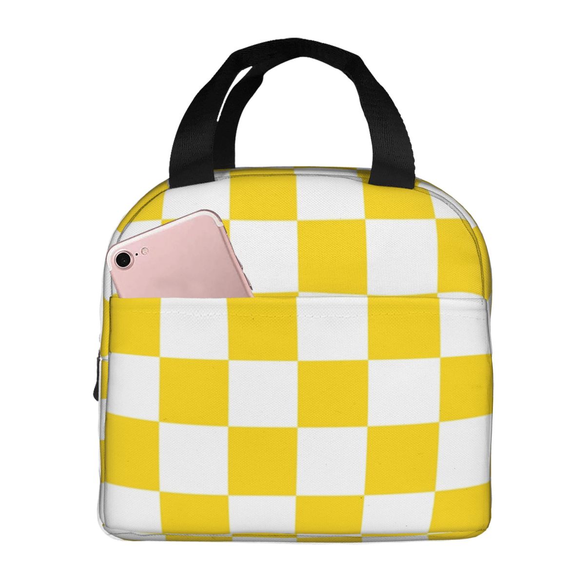 Food Storage Yellow - Bolsa térmica para almoço com padrão