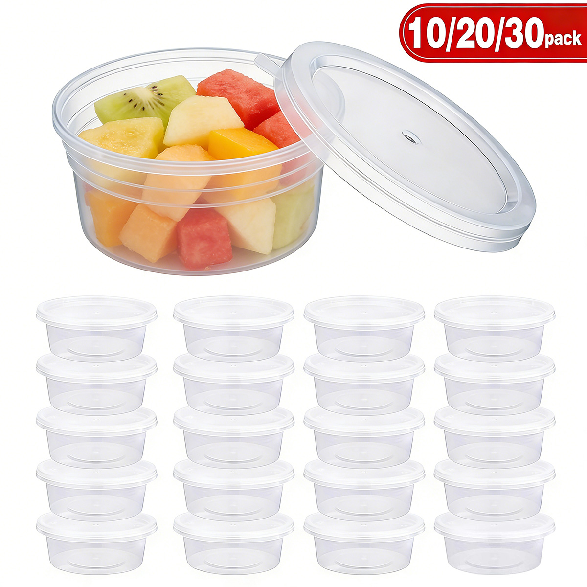 Food Storage Small - Pacote com 10/20/30 Pequenos Recipientes para