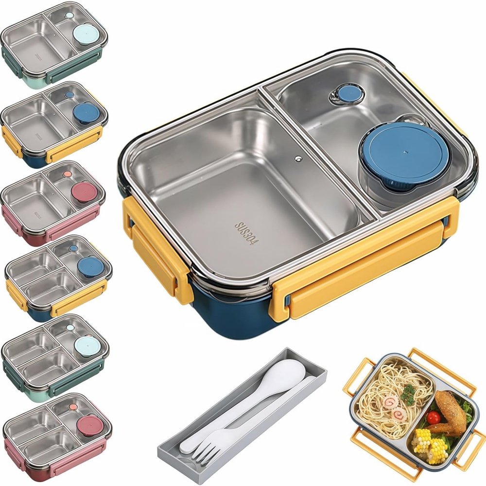 Food Storage Heat - Lancheiras portáteis de 850ml para crianças