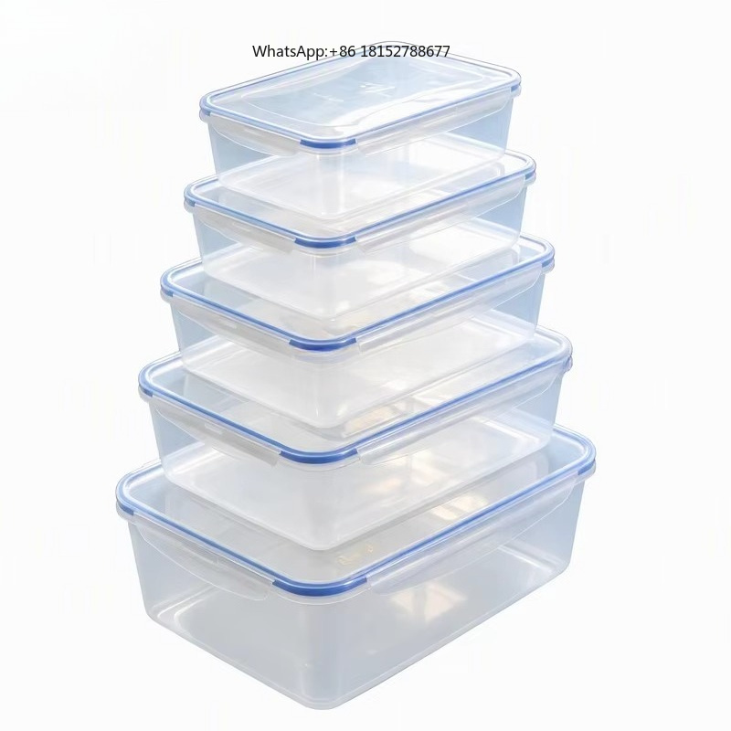 Food Storage Plastic Container - Molde para Caixa Retangular de Plástico
