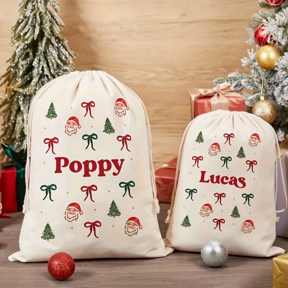 Saco de Natal Personalizado Si - Food Storage Name avaliação e preço