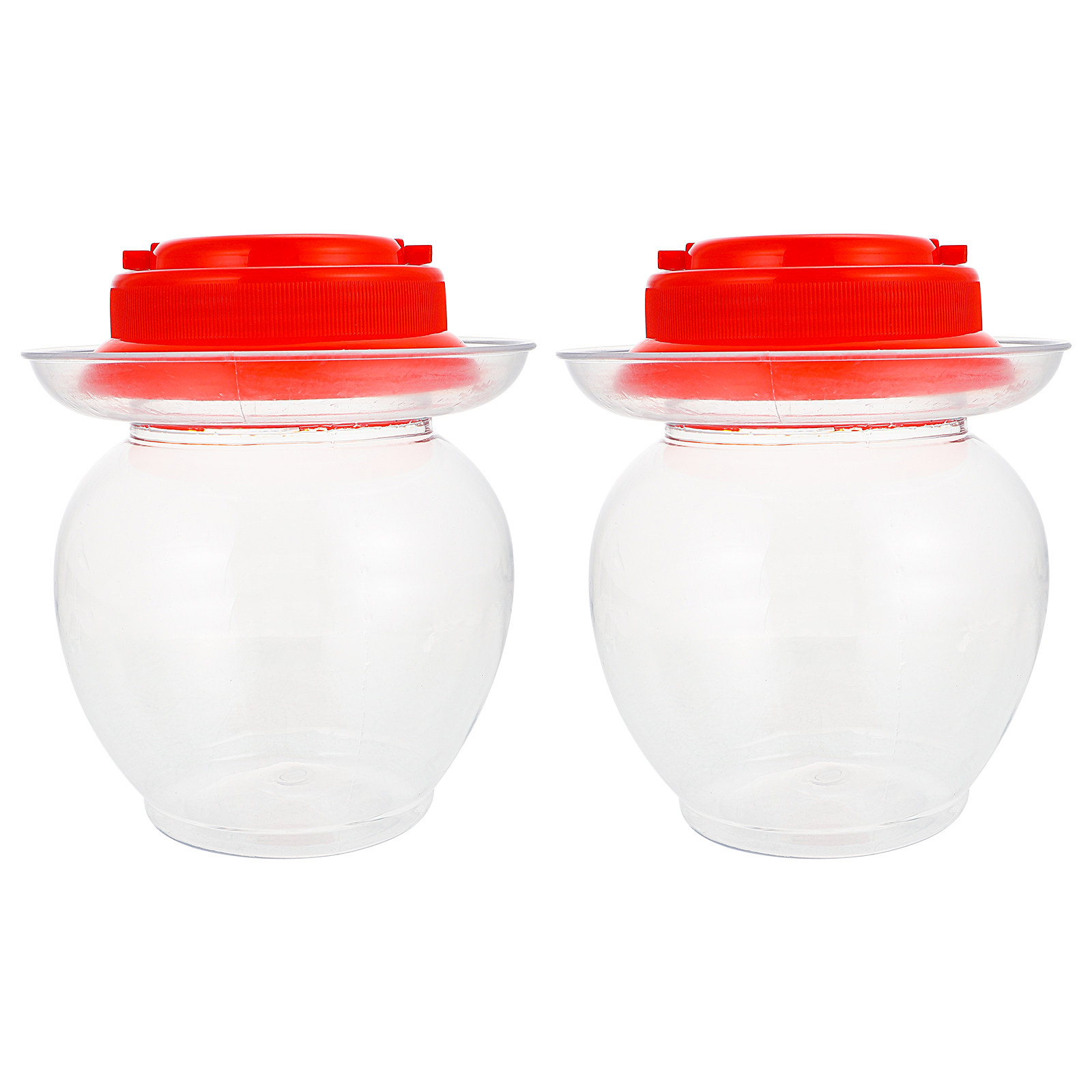 2 unidades de potes de plástic - Food Storage Plastic Container avaliação e preço