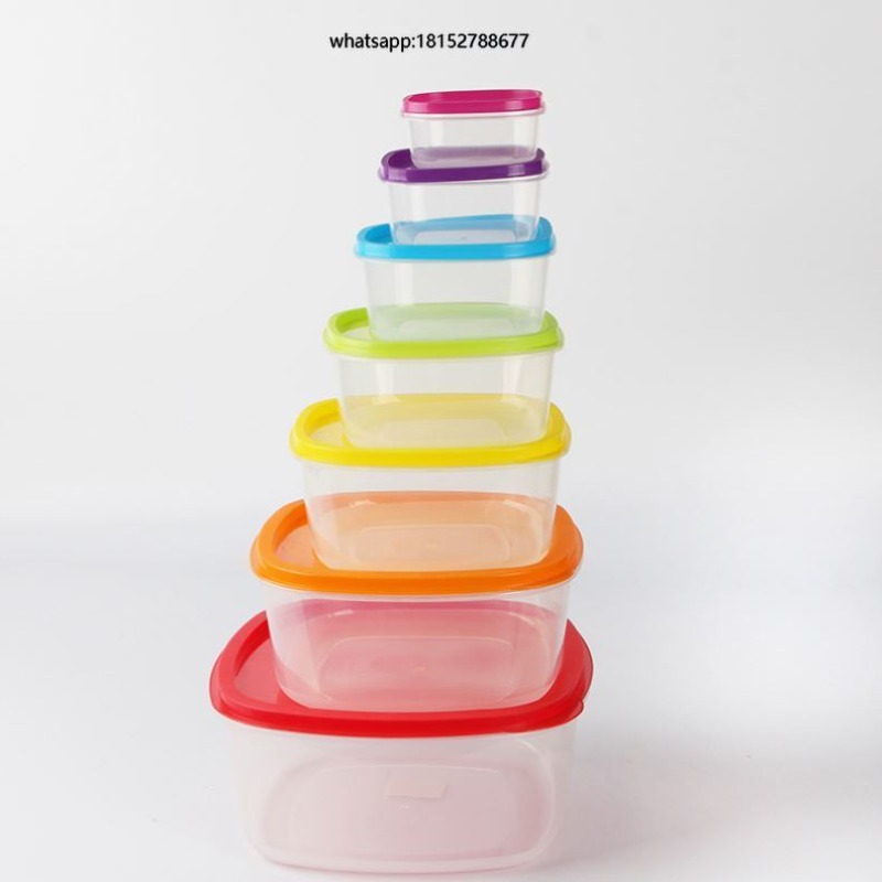 Conjunto de 7 Recipientes Plás - Food Storage Plastic Container avaliação e preço
