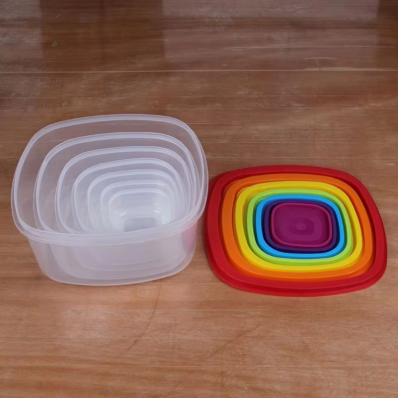 Conjunto de 7 Recipientes Plás - Food Storage Plastic Container avaliação e preço