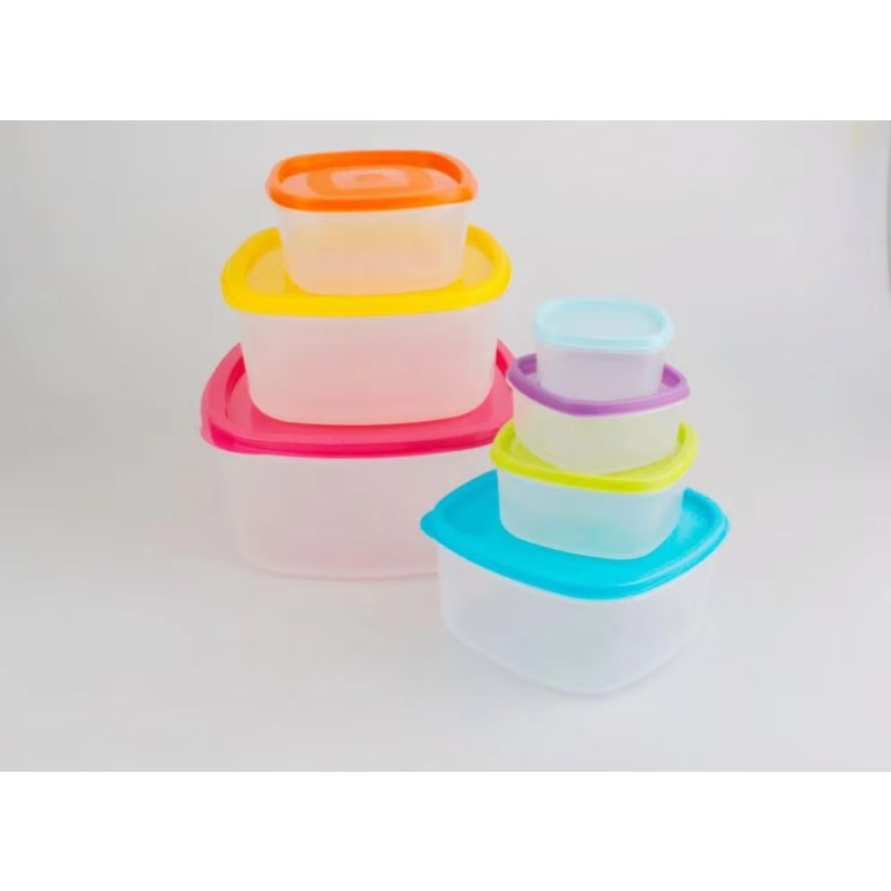 Conjunto de 7 Recipientes Plás - Food Storage Plastic Container avaliação e preço