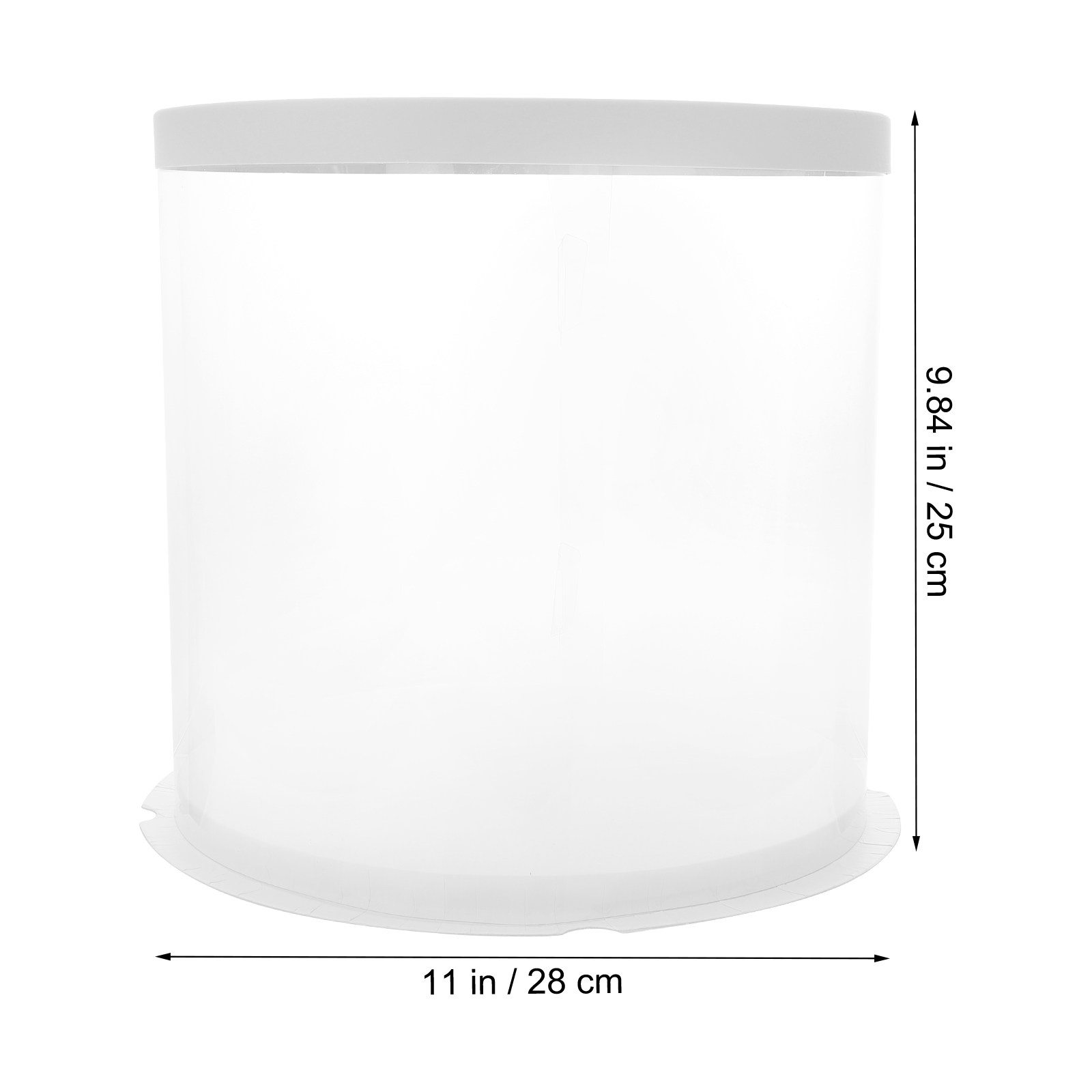 1 unidade de caixa para bolos, - Food Storage Plastic Container avaliação e preço