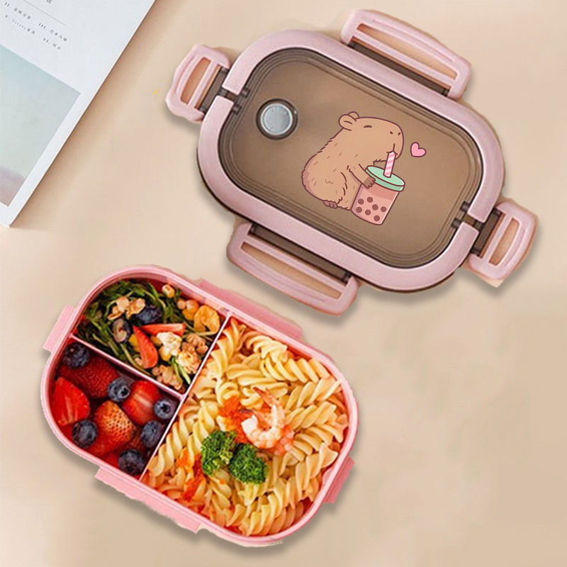 Capivara bento lancheira anime - Food Storage Boxes avaliação e preço