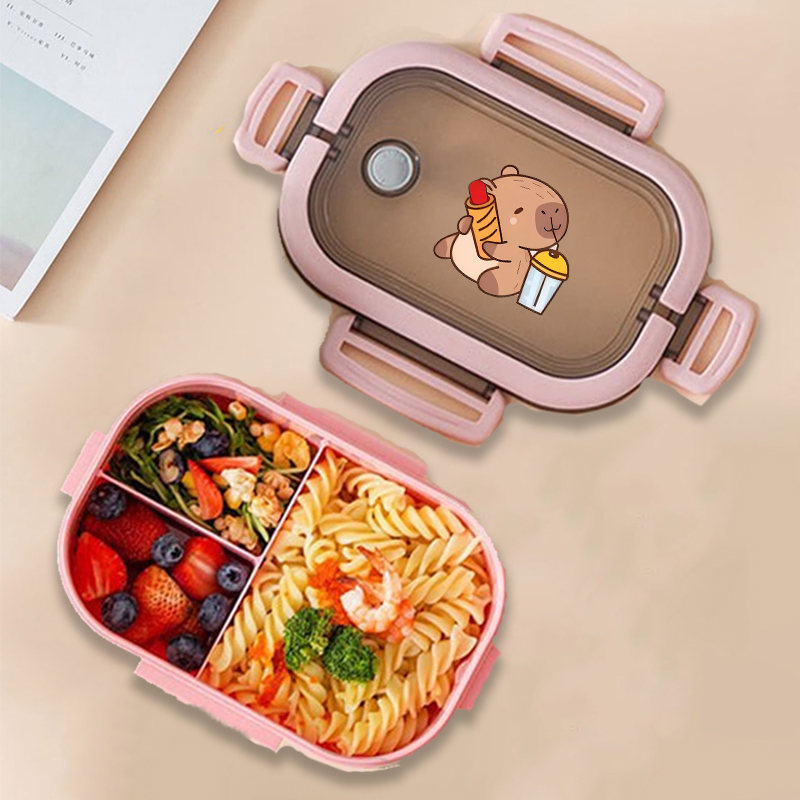 Capivara bento lancheira anime - Food Storage Boxes avaliação e preço