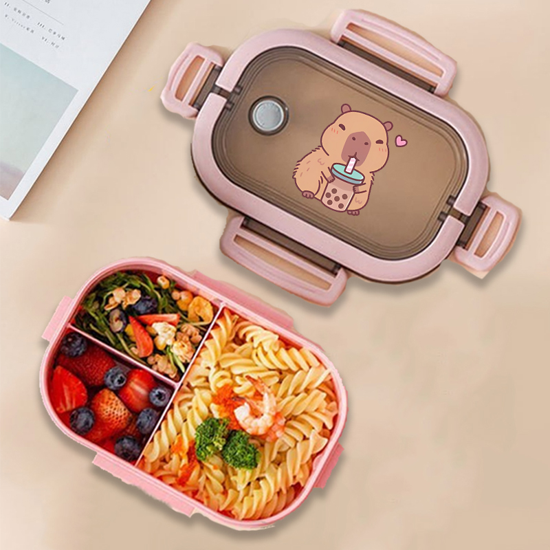 Capivara bento lancheira anime - Food Storage Boxes avaliação e preço