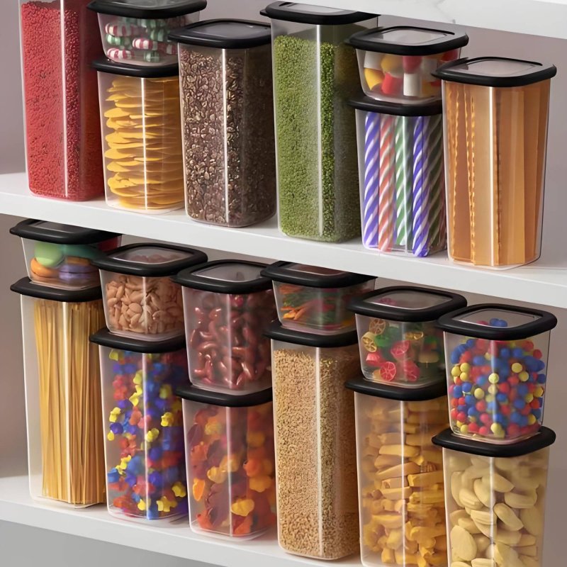 Conjunto de 6 Recipientes Herm - Food Storage Organization avaliação e preço