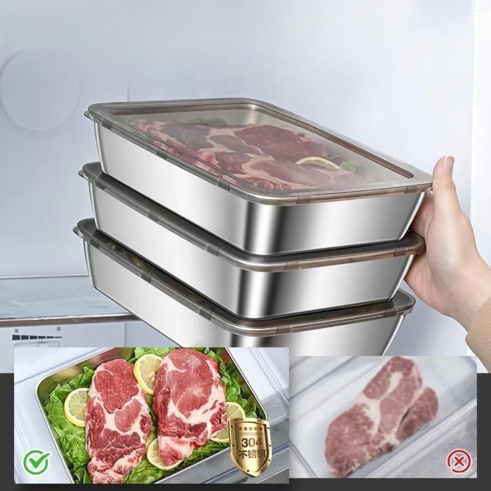 Bandeja de Servir em Aço Inoxi - Food Storage Heat avaliação e preço
