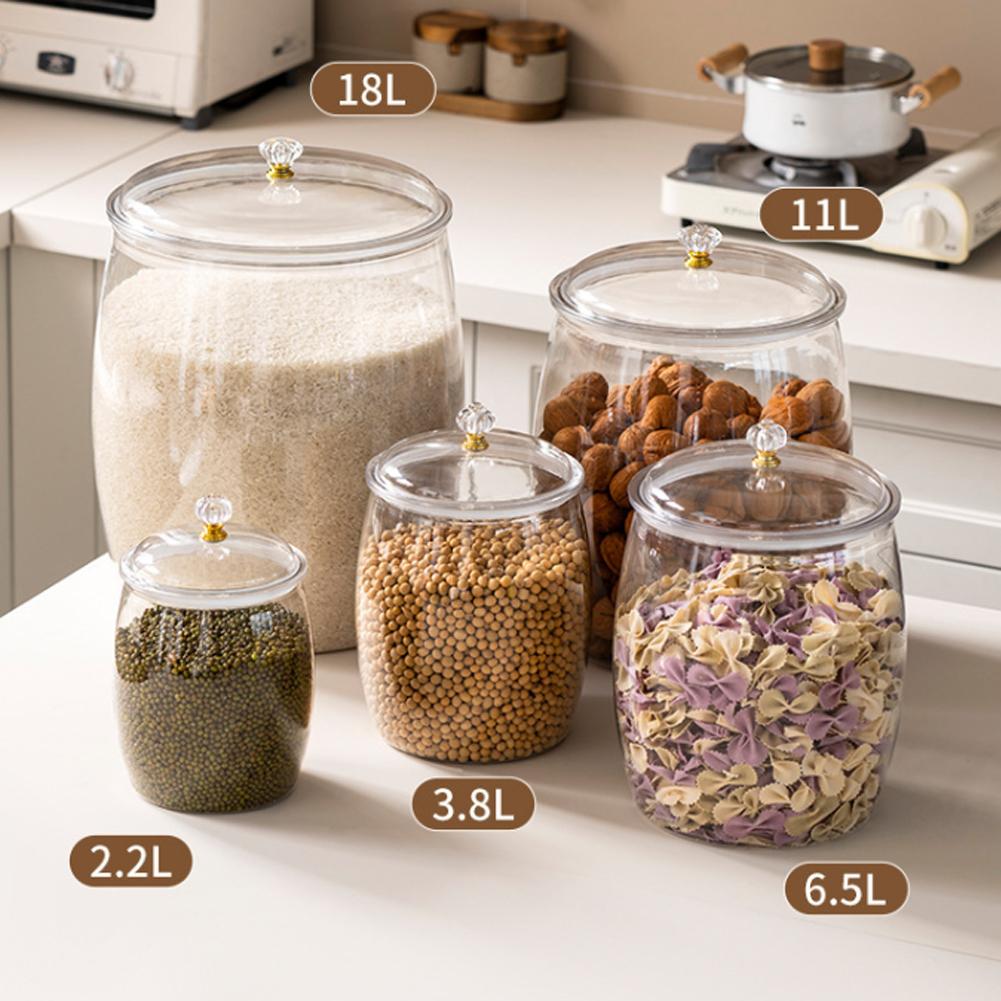 Grande Pote Plástico Transpare - Food Storage Plastic Container avaliação e preço