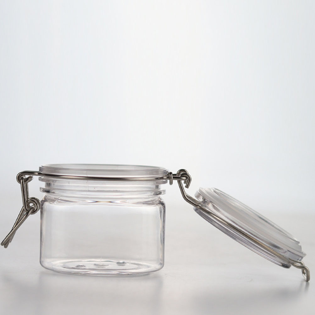 2 Potes Herméticos Transparent - Food Storage Plastic Container avaliação e preço