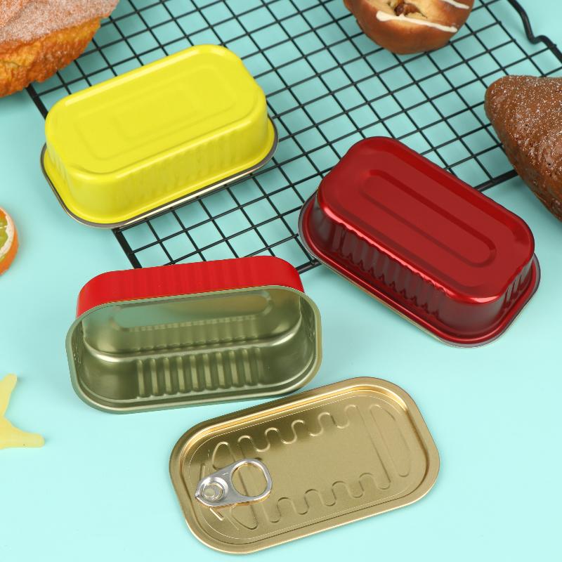 2 Peças de Mini Caixa de Lata  - Food Storage Small avaliação e preço
