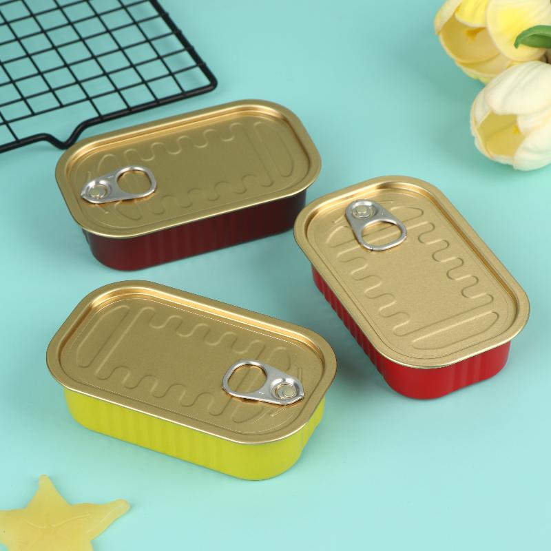 2 Peças de Mini Caixa de Lata  - Food Storage Small avaliação e preço