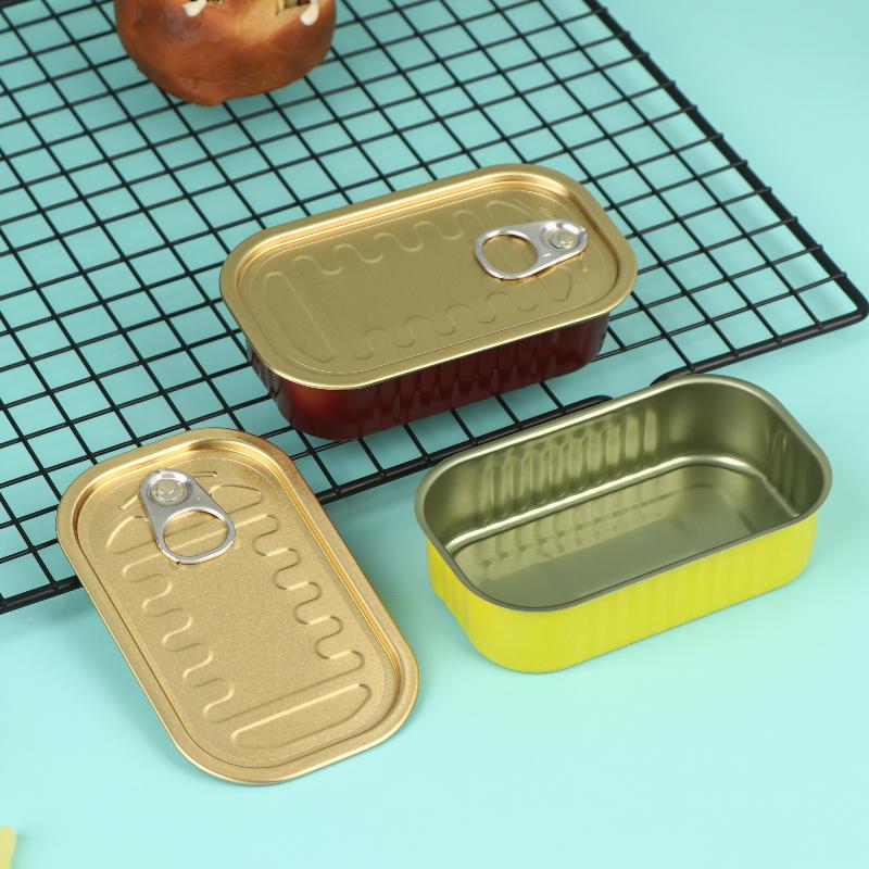 2 Peças de Mini Caixa de Lata  - Food Storage Small avaliação e preço