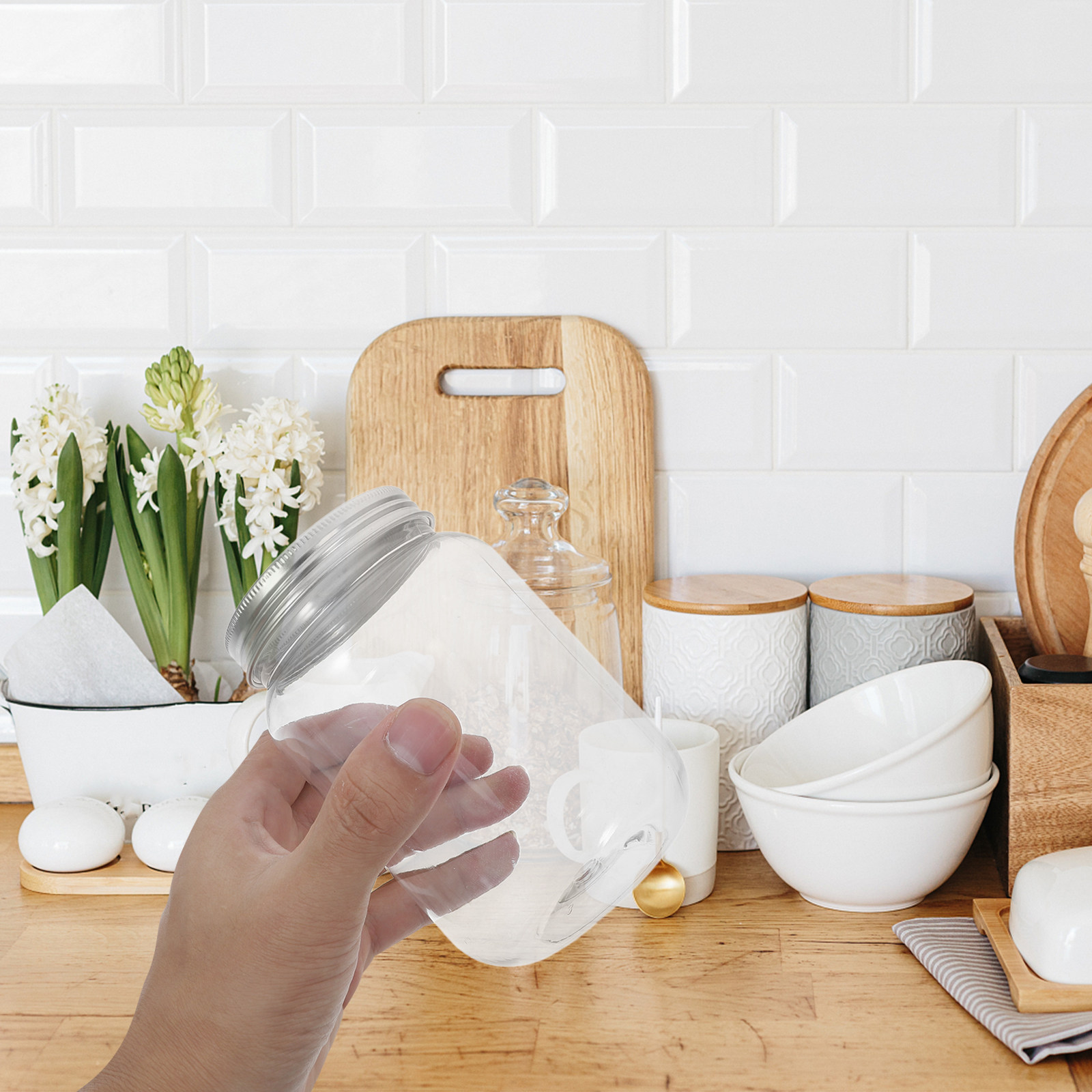 Conjunto de 4 potes herméticos - Food Storage Plastic Container avaliação e preço